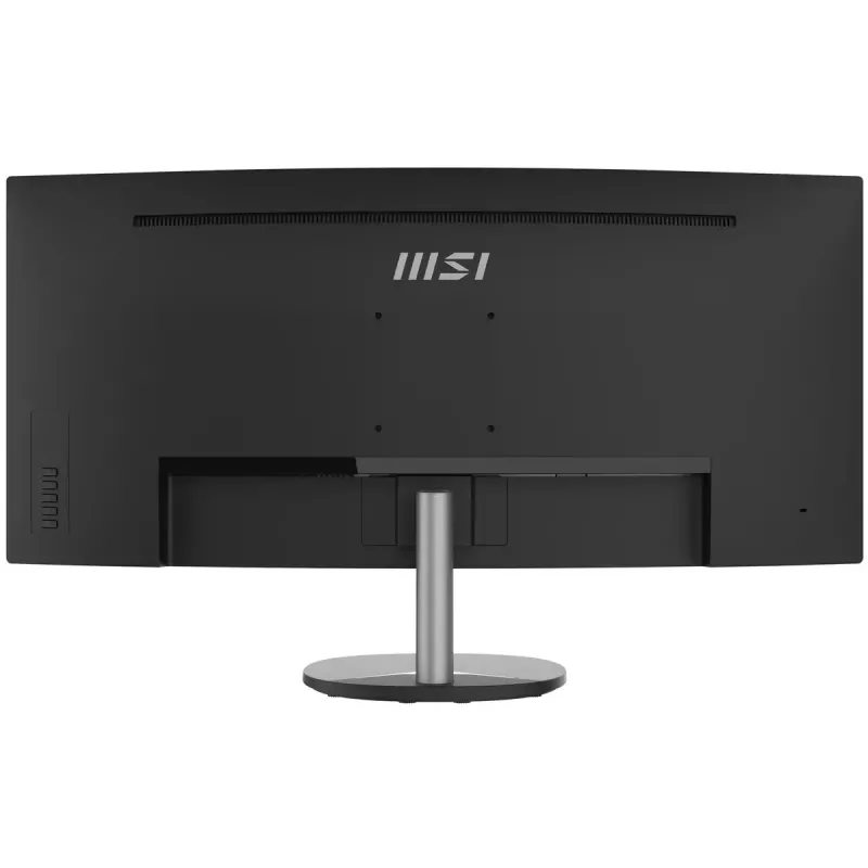 MSI Pro MP341CQ Monitor curvo 34 inch, 1500R, UWQHD (3440 x 1440), 21:9, 100Hz, VA, 4ms, HDMI, VGA, Altavoces integrados, Antirreflejo, Sin parpadeo, Baja luz azul, Certificado TÜV, VESA, Kensington, Negro