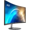 MSI Pro MP341CQ Monitor curvo 34 inch, 1500R, UWQHD (3440 x 1440), 21:9, 100Hz, VA, 4ms, HDMI, VGA, Altavoces integrados, Antirreflejo, Sin parpadeo, Baja luz azul, Certificado TÜV, VESA, Kensington, Negro