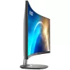 MSI Pro MP341CQ Monitor curvo 34 inch, 1500R, UWQHD (3440 x 1440), 21:9, 100Hz, VA, 4ms, HDMI, VGA, Altavoces integrados, Antirreflejo, Sin parpadeo, Baja luz azul, Certificado TÜV, VESA, Kensington, Negro