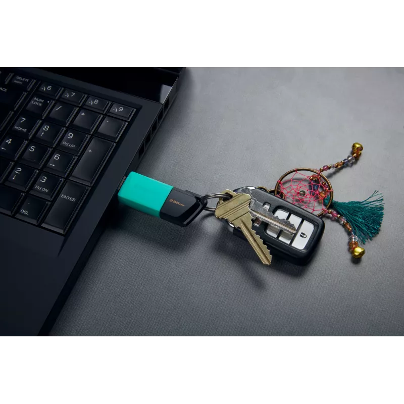 Kingston Technology DataTraveler 256GB USB3.2 Gen1 Exodia M (Negro + Turquesa)