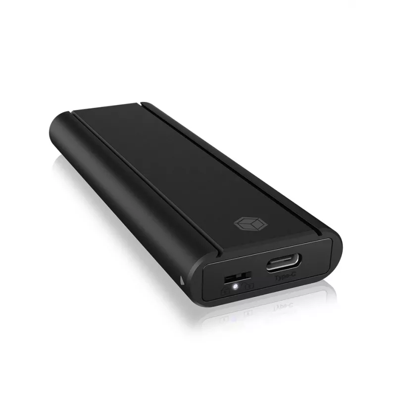 ICY Karton IB-1807MT-C31 Carcasa SSD Negra M.2