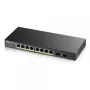Zyxel GS1900-8HP v3 PoE Managed L2 Gigabit Ethernet (10/100/1000) Power over Ethernet (PoE) Negro