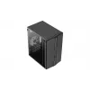 Caja Aerocool Evo Mini RGB Micro ATX Mini Torre, negra, con ventana