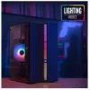 Caja Aerocool Evo Mini RGB Micro ATX Mini Torre, negra, con ventana