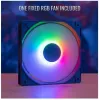 Caja Aerocool Evo Mini RGB Micro ATX Mini Torre, negra, con ventana