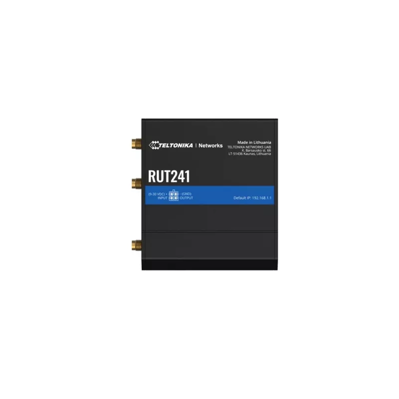 TELTONIKA RUT241 Router Industrial 4G/LTE Wi-Fi 802.11b/g/n 2xRJ45 10/100