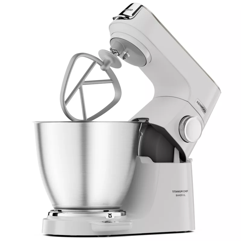 Kenwood Titanium Chef Baker XL Robot de cocina 1200 W 7 L Blanco con báscula integrada