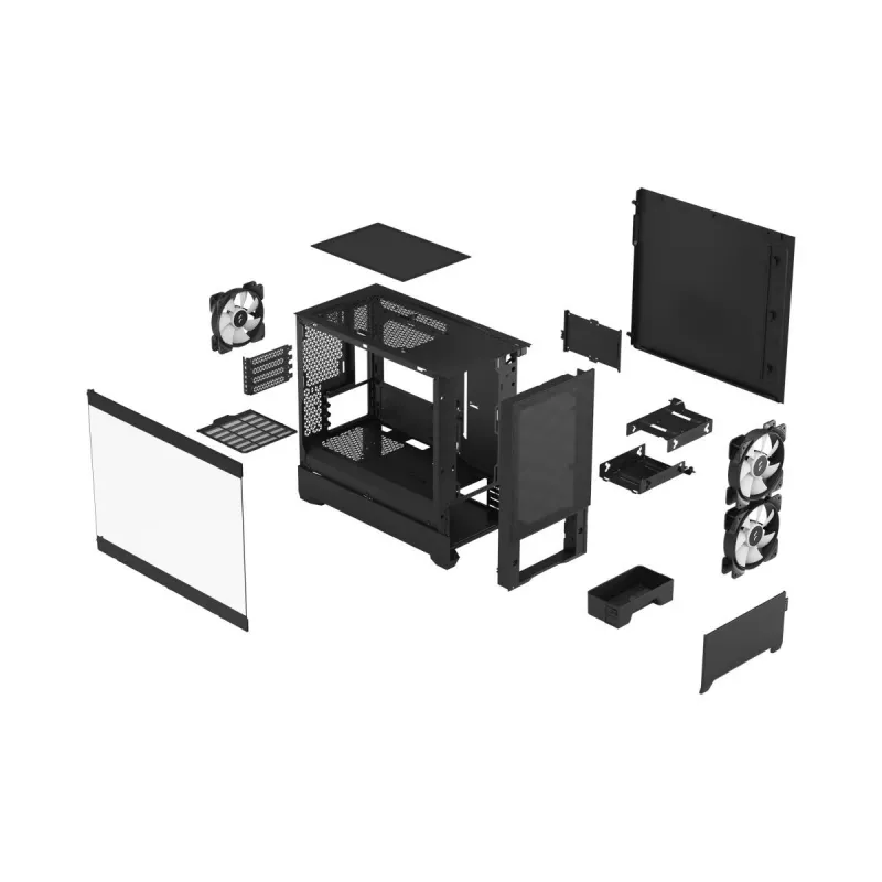 FRACTAL DESIGN Fractal Design Pop Mini Air RGB Negro TG Clear Tint