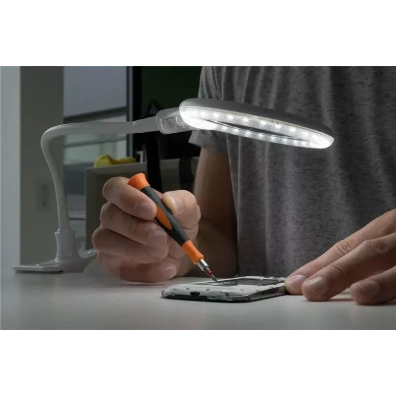 Goobay Lámpara de aumento LED con base y pinza 6 W Aumento 1.75x