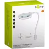 Goobay Lámpara de aumento LED con base y pinza 6 W Aumento 1.75x