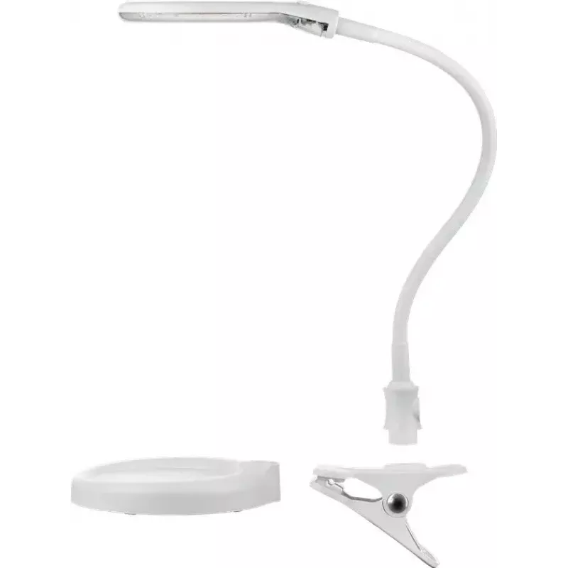 Goobay Lámpara de aumento LED con base y pinza 6 W Aumento 1.75x