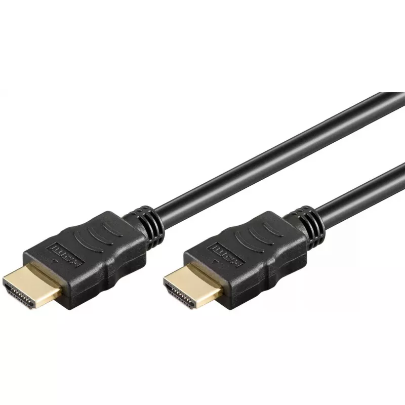 Goobay Cable HDMI 0,5 m Type-A Estándar Negro 18 Gbit/s