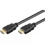 Goobay Cable HDMI 0,5 m Type-A Estándar Negro 18 Gbit/s