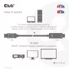 CLUB3D Cable DisplayPort 1.4 a HDMI 4K120Hz o 8K60Hz HDR10 M/M 3m/9,84ft