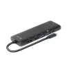CLUB3D USB Gen 1 Type-C 8 en 1 MST Dual 4K60Hz Display Travel Dock