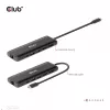 CLUB3D USB Gen 1 Type-C 8 en 1 MST Dual 4K60Hz Display Travel Dock