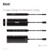 CLUB3D USB Gen 1 Type-C 8 en 1 MST Dual 4K60Hz Display Travel Dock