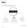 CLUB3D USB Gen 1 Type-C 8 en 1 MST Dual 4K60Hz Display Travel Dock