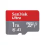 Memoria flash MicroSDXC SANDISK 1 TB UHS‑I U1 A1 Class 10, 150 MB/s, gris (incluye adaptador SD)