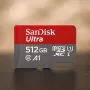 WESTERN DIGITAL SanDisk Ultra micro SDXC 512GB más adaptador SD 150MB/s A1 Class 10 UHS-I