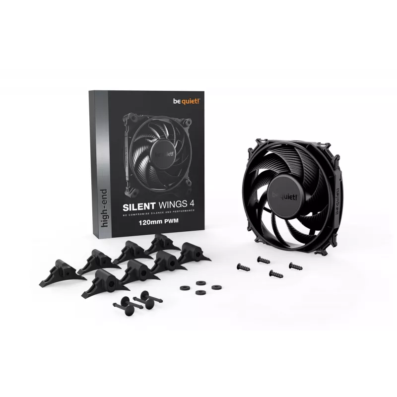 be quiet SILENT WINGS 4 | Ventilador para carcasa de PC 120mm PWM 12 cm Negro 1 ud.