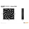 be quiet SILENT WINGS 4 | Ventilador para carcasa de PC 120mm PWM 12 cm Negro 1 ud.