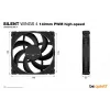 be quiet SILENT WINGS 4 | Ventilador para carcasa de PC 140mm PWM High-Speed 14 cm Negro 1 ud.