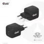 CLUB3D Cargador de viaje PPS 45W tecnología GAN, Dual-Port USB Type-C, soporte Power Delivery (PD) 3.0