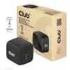 CLUB3D Cargador de viaje PPS 45W tecnología GAN, Dual-Port USB Type-C, soporte Power Delivery (PD) 3.0