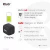 CLUB3D Cargador de viaje PPS 45W tecnología GAN, Dual-Port USB Type-C, soporte Power Delivery (PD) 3.0