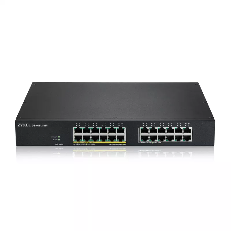 Zyxel GS1915-24EP Gestionado L2 Gigabit Ethernet (10/100/1000) Power over Ethernet (PoE) 1U Negro