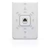 Punto de acceso UBIQUITI Unifi 6 In-Wall U6-IW — Dualband 2,4/5 GHz, 4800 Mbit/s, 5x RJ-45, PoE, blanco
