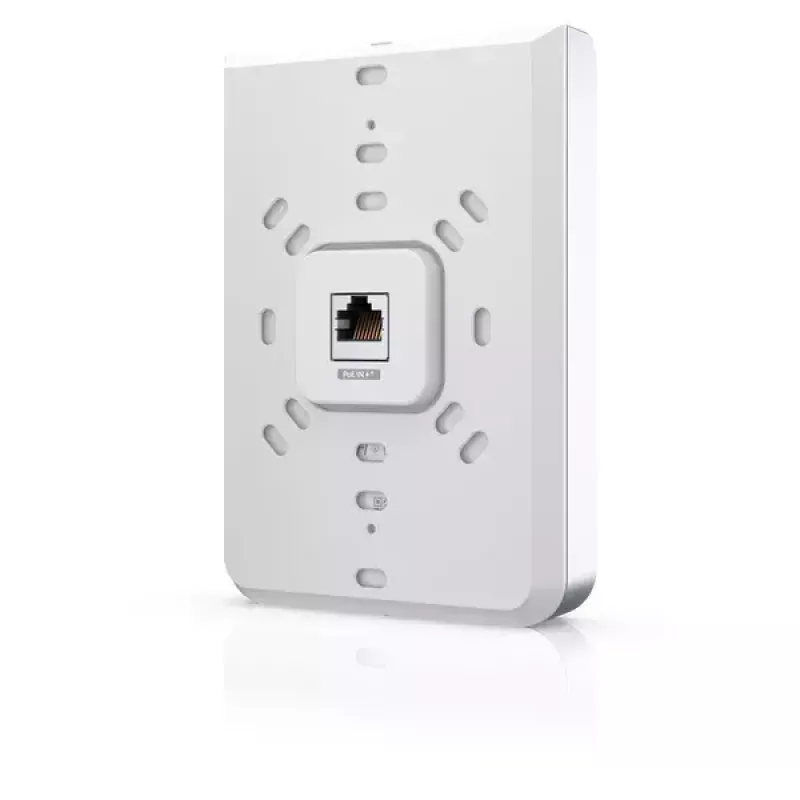 Punto de acceso UBIQUITI Unifi 6 In-Wall U6-IW — Dualband 2,4/5 GHz, 4800 Mbit/s, 5x RJ-45, PoE, blanco