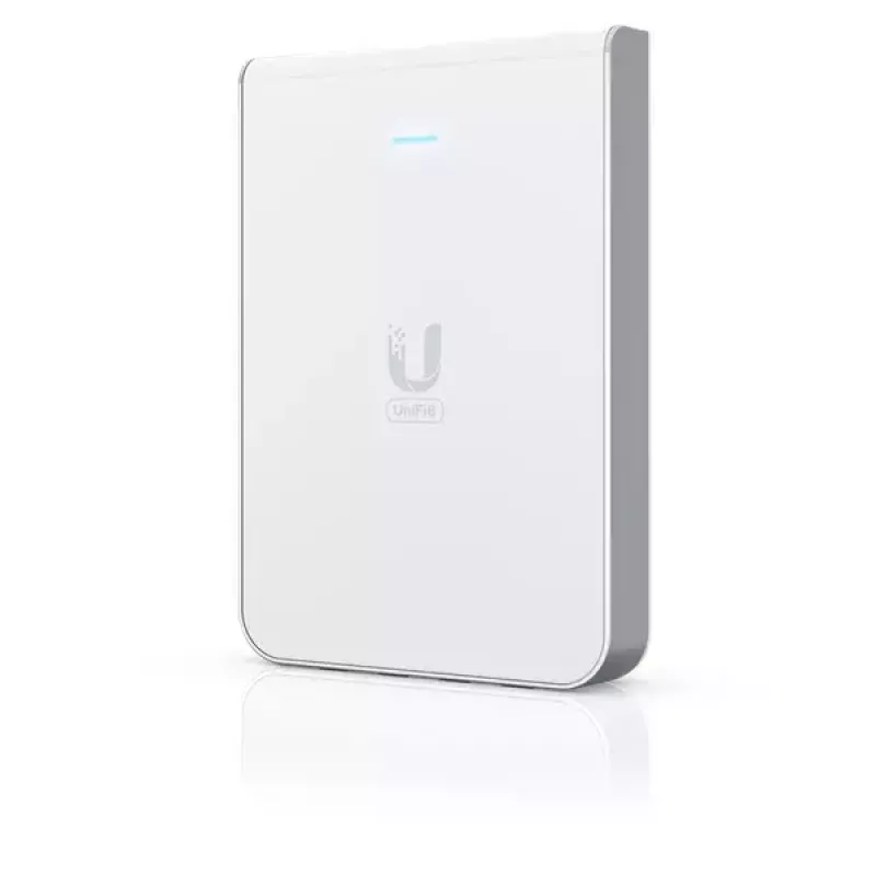 Punto de acceso UBIQUITI Unifi 6 In-Wall U6-IW — Dualband 2,4/5 GHz, 4800 Mbit/s, 5x RJ-45, PoE, blanco