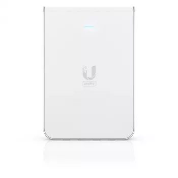 Punto de acceso UBIQUITI Unifi 6 In-Wall U6-IW — Dualband 2,4/5 GHz, 4800 Mbit/s, 5x RJ-45, PoE, blanco