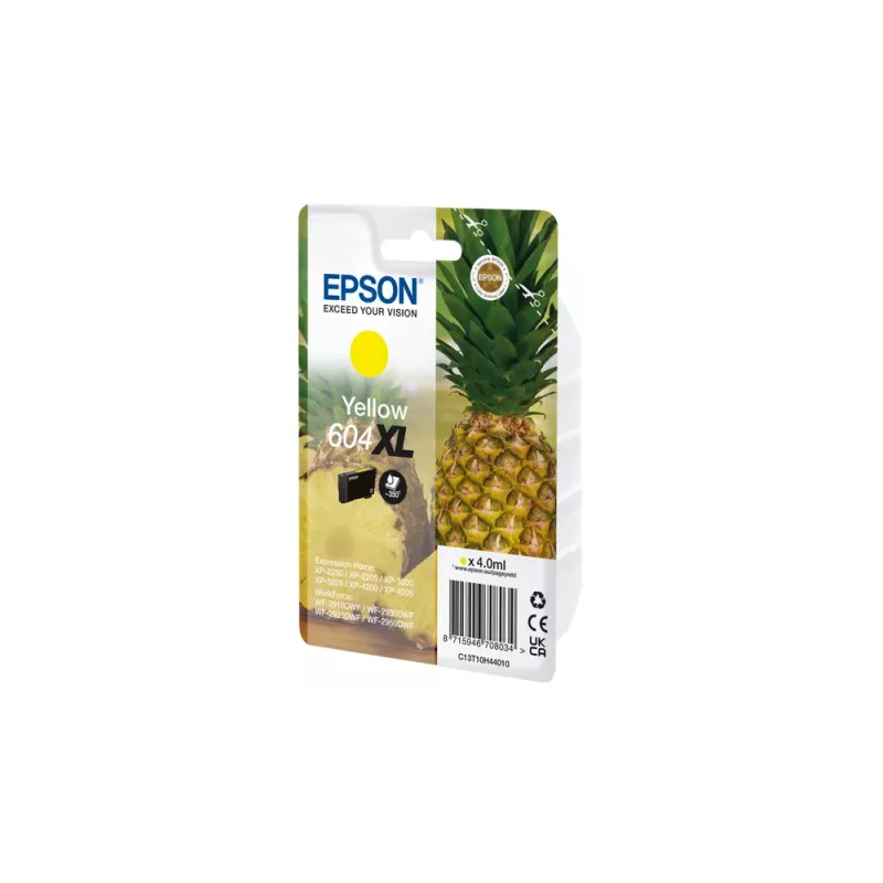 Cartucho de tinta Epson 604XL 1 ud. original alto rendimiento (XL) amarillo