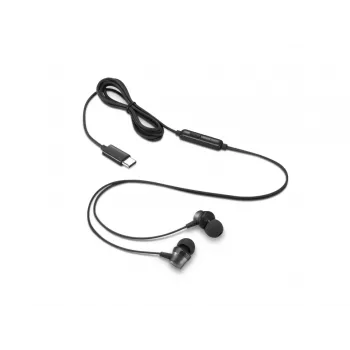 Lenovo 4XD1J77351 Auriculares / Headset con cable intraurales oficina / call center USB Type-C negro