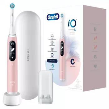 Oral-B 445197 cepillo de dientes eléctrico para adultos cepillo de dientes vibratorio rosa, blanco