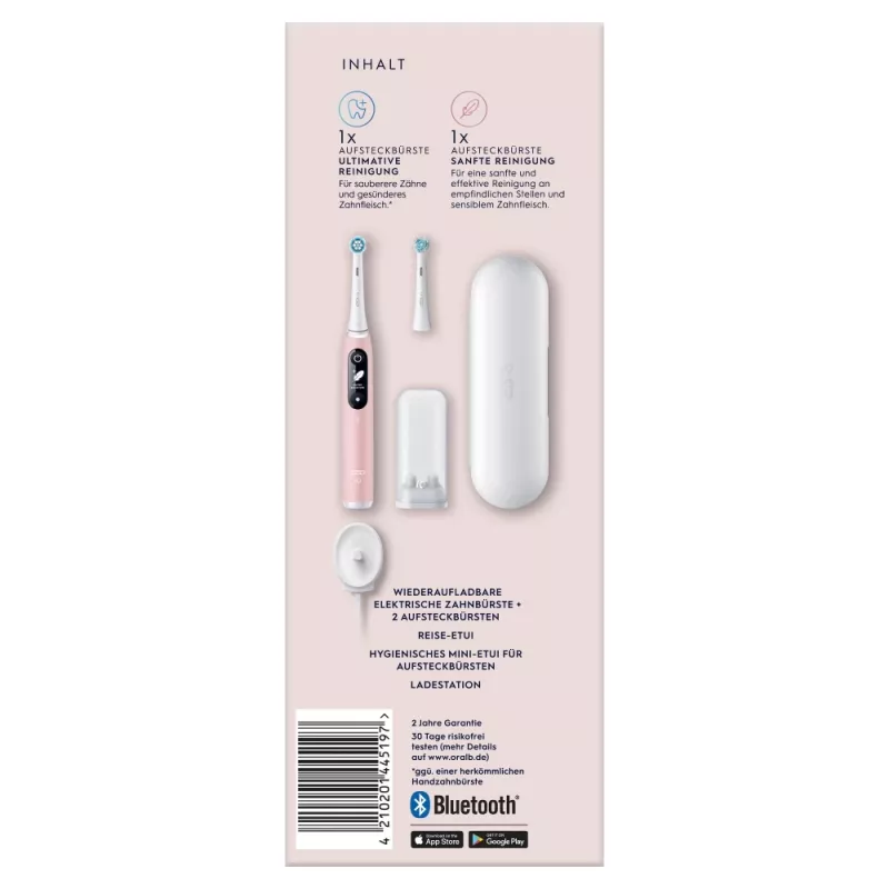 Oral-B 445197 cepillo de dientes eléctrico para adultos cepillo de dientes vibratorio rosa, blanco