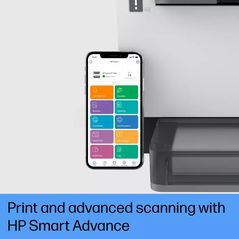 HP LaserJet Tank MFP 2604dw Impresora, láser, impresión mono, 600 x 600 DPI, A4, impresión directa, gris