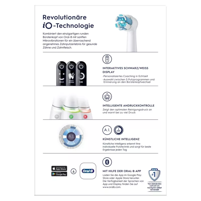 Oral-B 445234 cepillo de dientes eléctrico adultos cepillo de dientes vibratorio blanco