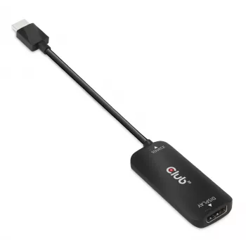 CLUB3D Adaptador activo HDMI + Micro USB a DisplayPort™ 4K120Hz o 8K30Hz M/H