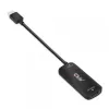 CLUB3D Adaptador activo HDMI + Micro USB a DisplayPort™ 4K120Hz o 8K30Hz M/H