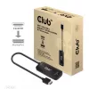 CLUB3D Adaptador activo HDMI + Micro USB a DisplayPort™ 4K120Hz o 8K30Hz M/H