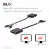 CLUB3D Adaptador activo HDMI + Micro USB a DisplayPort™ 4K120Hz o 8K30Hz M/H