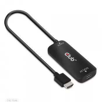 CLUB3D Adaptador activo HDMI + Micro USB a USB Type-C 4K120Hz o 8K30Hz M/H