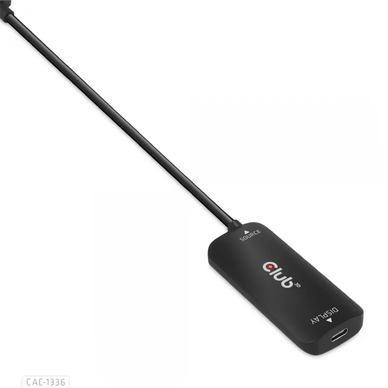 CLUB3D Adaptador activo HDMI + Micro USB a USB Type-C 4K120Hz o 8K30Hz M/H