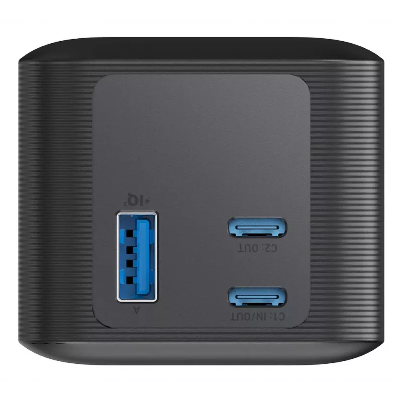 Cargador portátil Anker 737 (A1289011) – 24000 mAh, 140 W, 2× USB-C + 1× USB-A, plata/negro