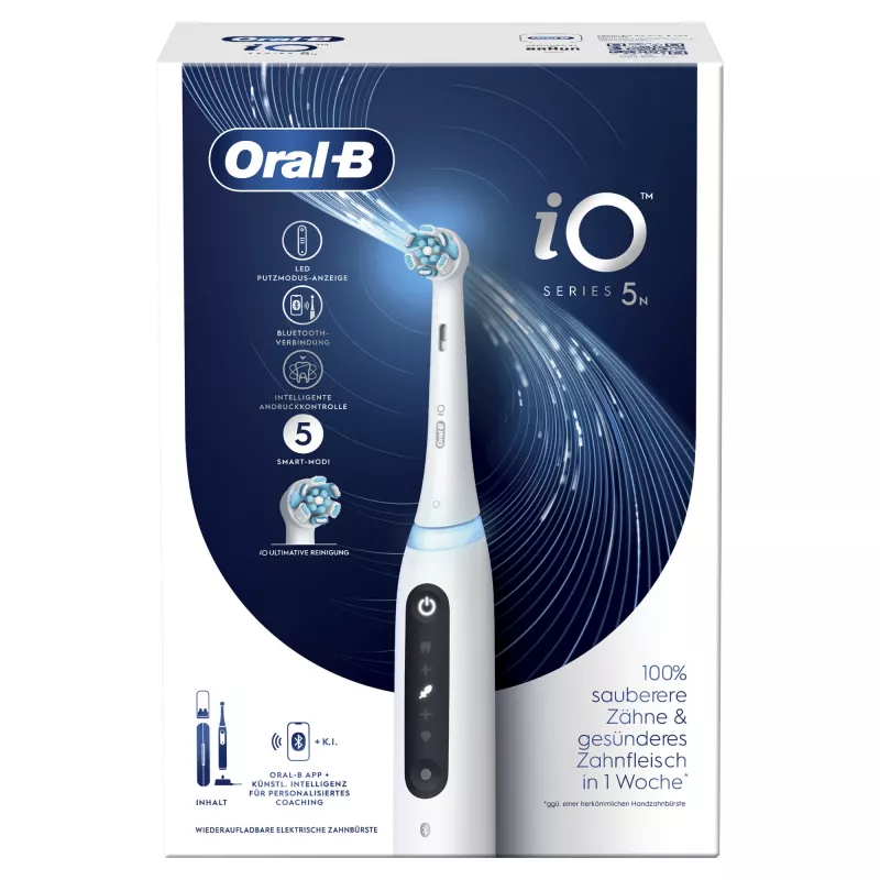 Oral-B iO Series 5 Cepillo de dientes rotatorio-oscilante para adultos blanco