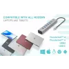 i-tec Hub metálico de carga USB-C 7 puertos USB 3.2 Gen 1 Type-C Type-A